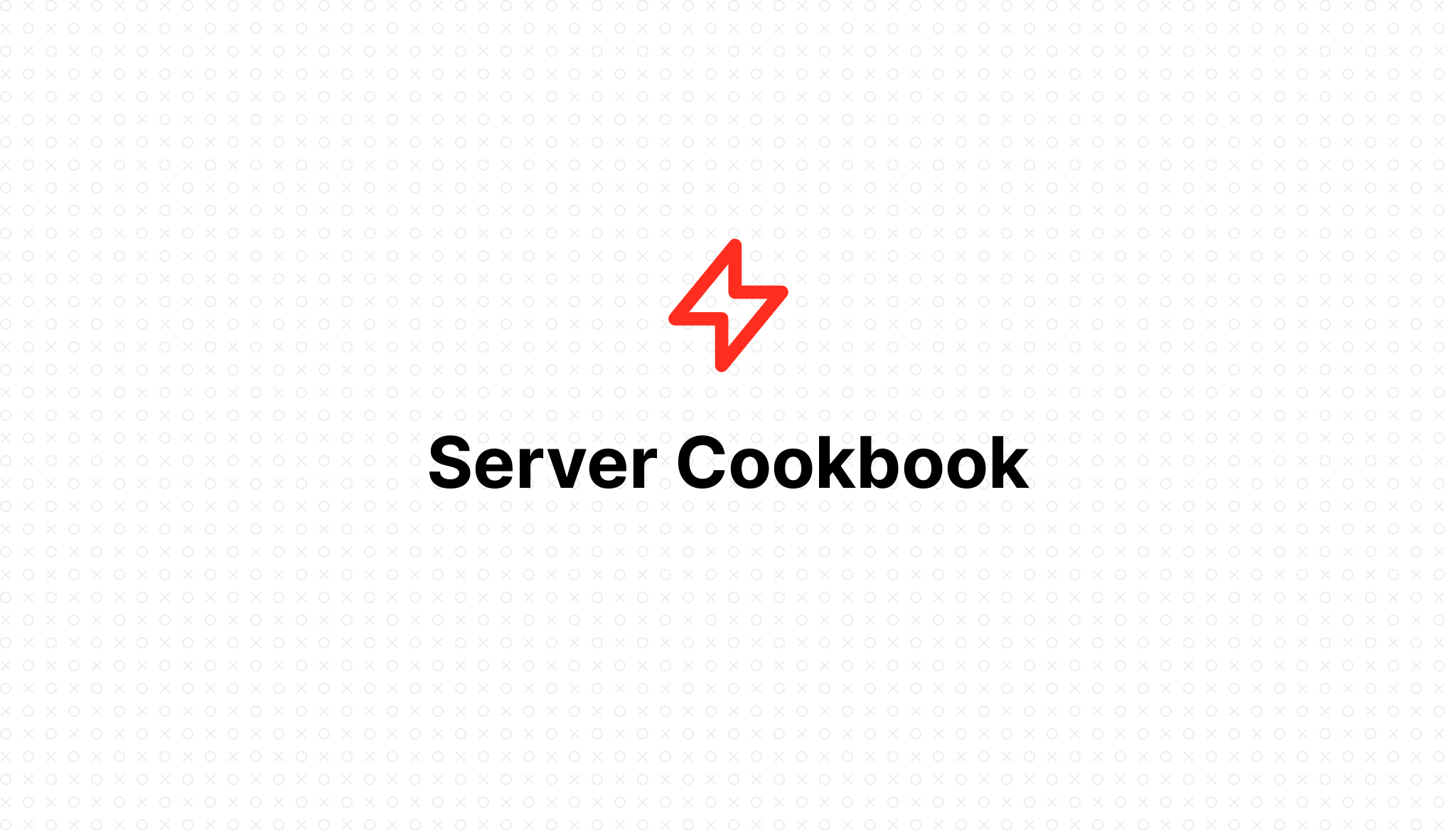 Server Cookbook